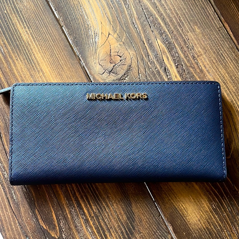 Michael Kors Navy Blue Wallet